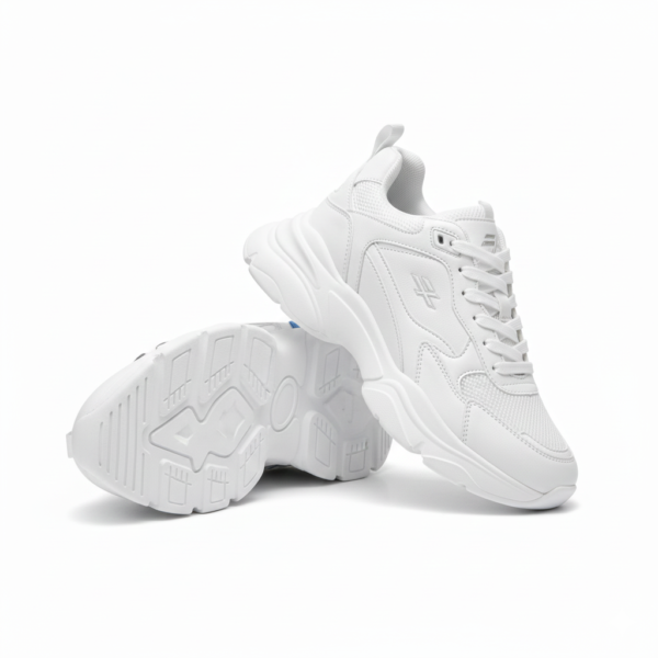 Men Classic All-White Breathable Casual Sneakers