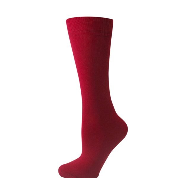 Socks Dark Red