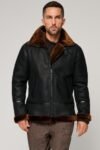 Jason Sheepskin B-3 Bomber Jacket