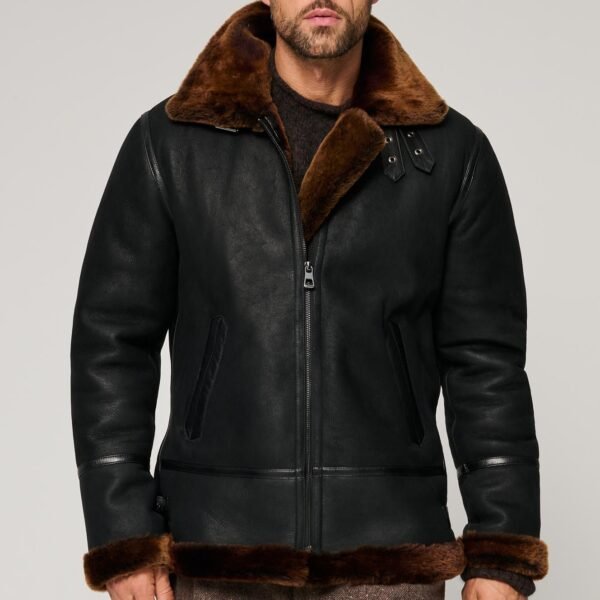 Jason Sheepskin B-3 Bomber Jacket
