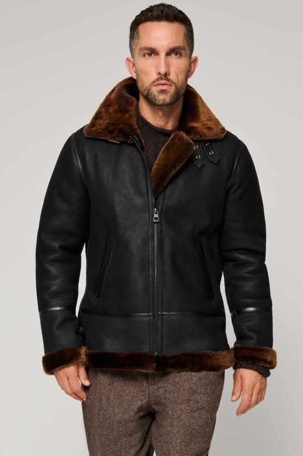Jason Sheepskin B-3 Bomber Jacket