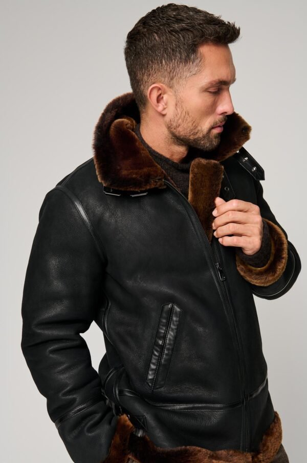 Jason Sheepskin B-3 Bomber Jacket