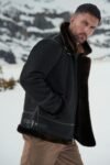Jason Sheepskin B-3 Bomber Jacket