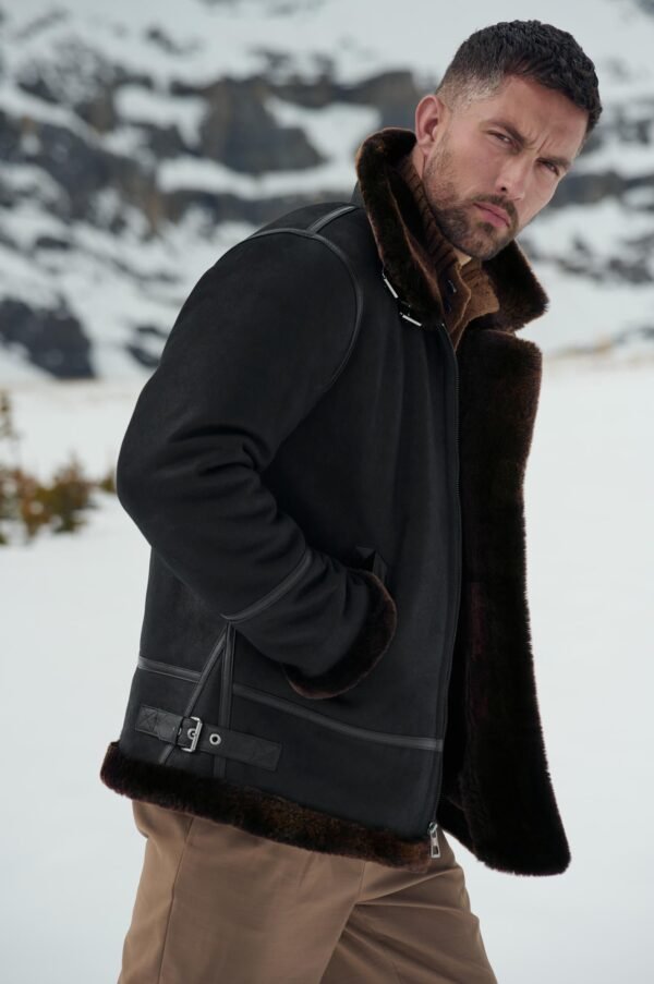 Jason Sheepskin B-3 Bomber Jacket