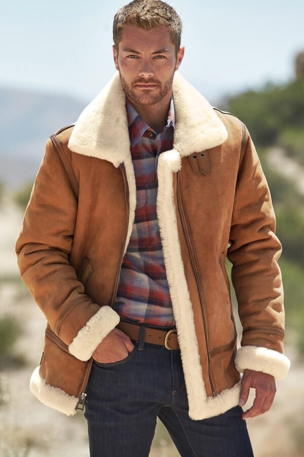 Jason Sheepskin B-3 Bomber Jacket