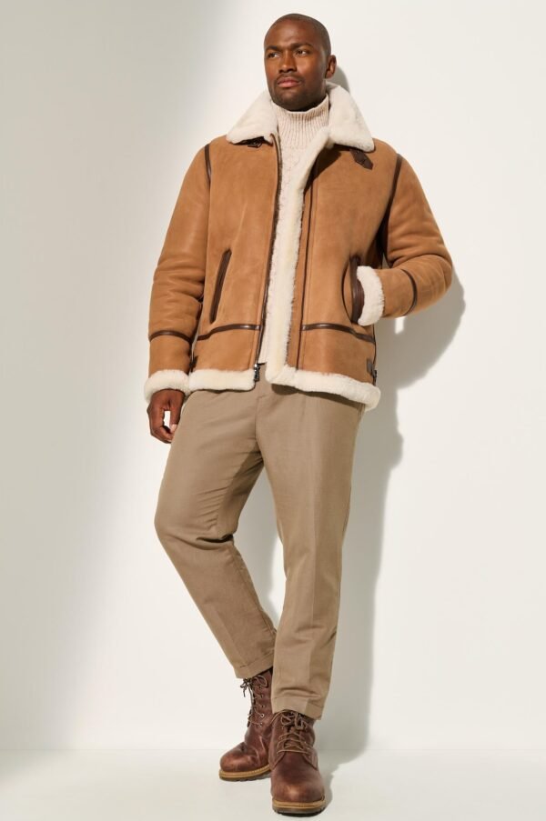 Jason Sheepskin B-3 Bomber Jacket