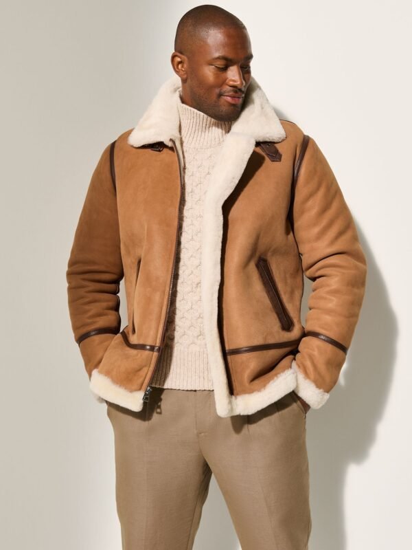 Jason Sheepskin B-3 Bomber Jacket