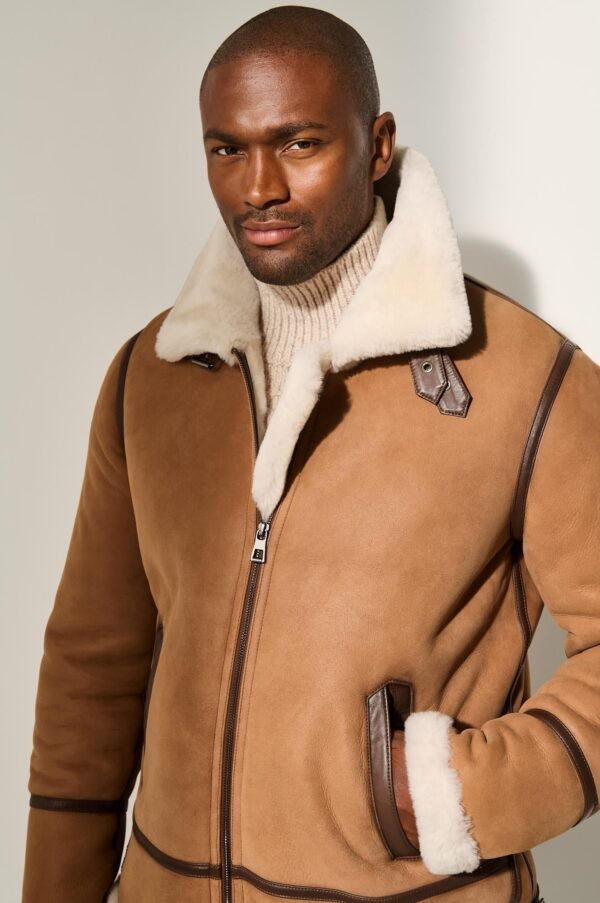 Jason Sheepskin B-3 Bomber Jacket