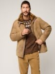 Lance Distressed Sheepskin Jacket