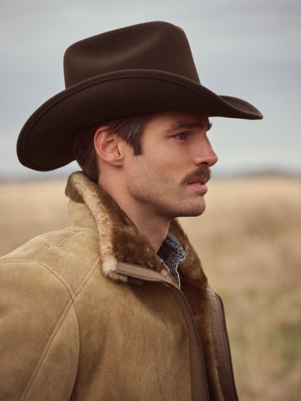 Lance Distressed Sheepskin Jacket