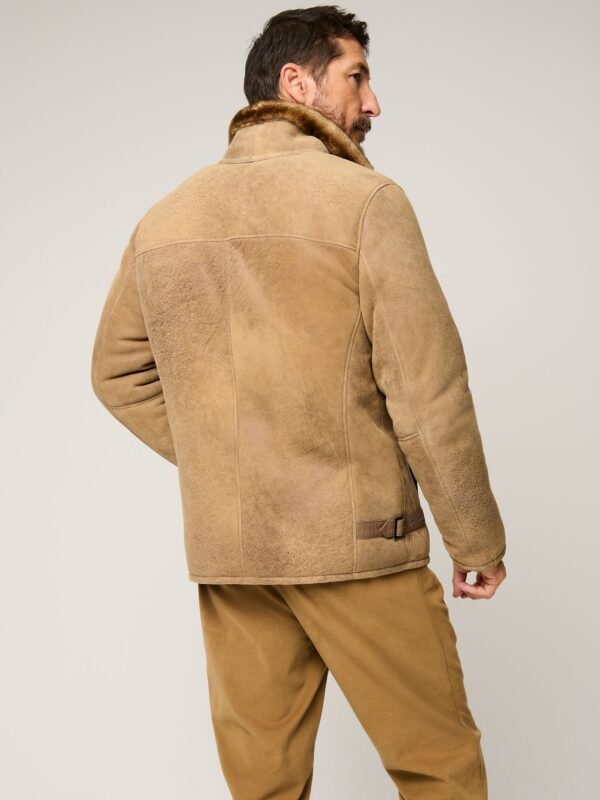 Lance Distressed Sheepskin Jacket
