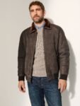 Cyrus Sheepskin Bomber Jacket