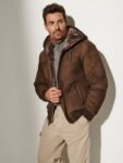 Luke Hooded Sheepskin Jacket