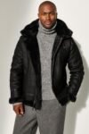 Classic Sheepskin B-3 Bomber Jacket