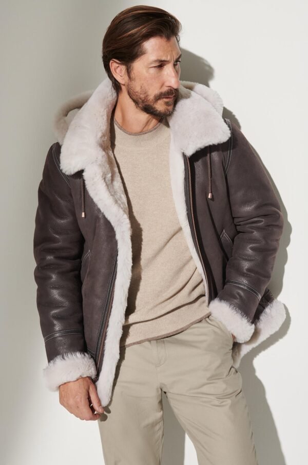 Classic Sheepskin B-3 Bomber Jacket