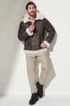 Classic Sheepskin B-3 Bomber Jacket