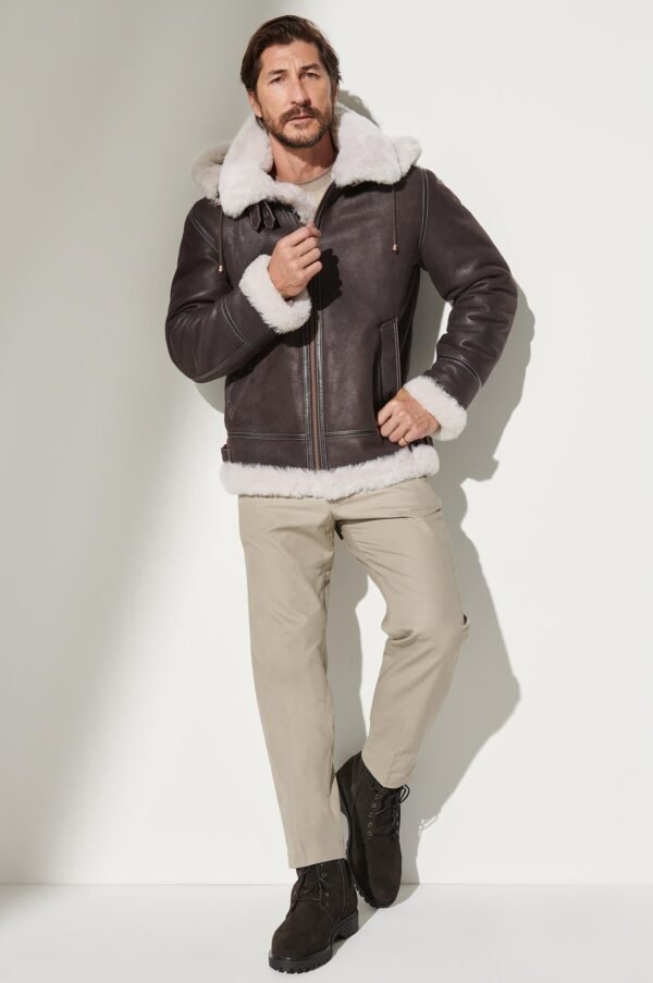Classic Sheepskin B-3 Bomber Jacket