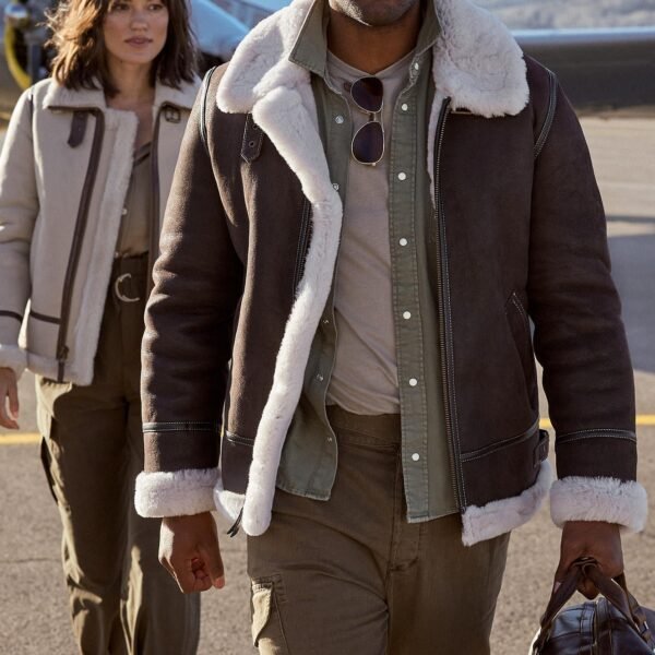 Classic Sheepskin B-3 Bomber Jacket