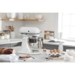 KitchenAid Artisan Series 5-Quart Tilt-Head Stand Mixer, White, KSM150PS