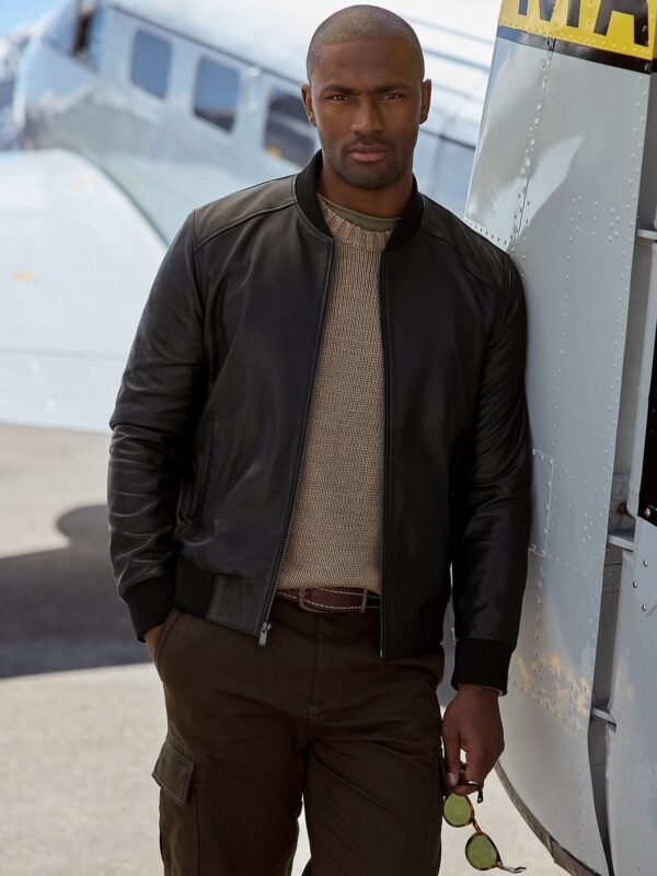 Rocco Leather Baseball Jacket