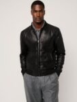 Rocco Leather Baseball Jacket
