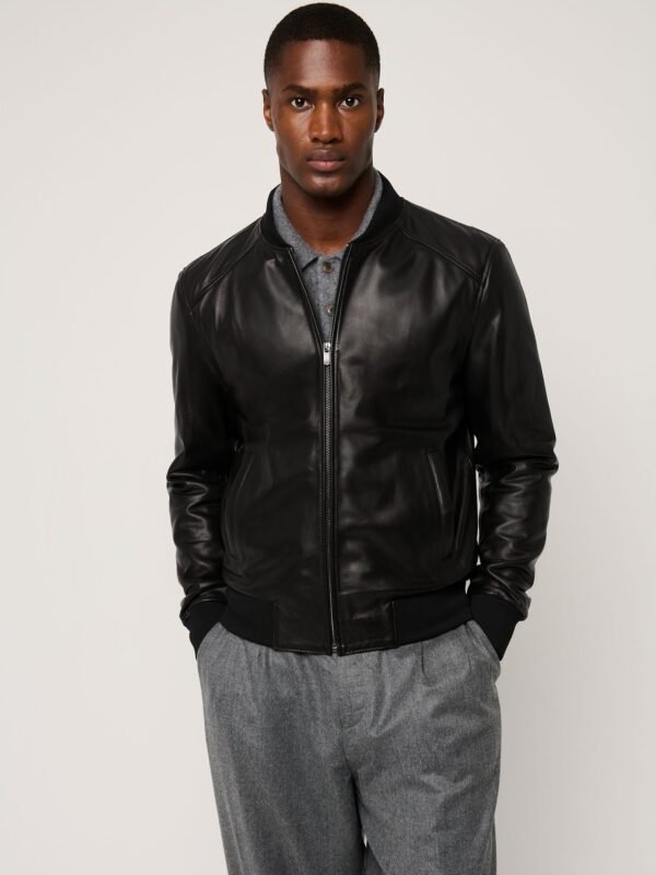 Rocco Leather Baseball Jacket
