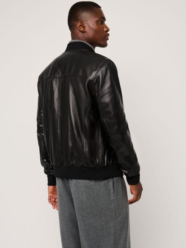 Rocco Leather Baseball Jacket