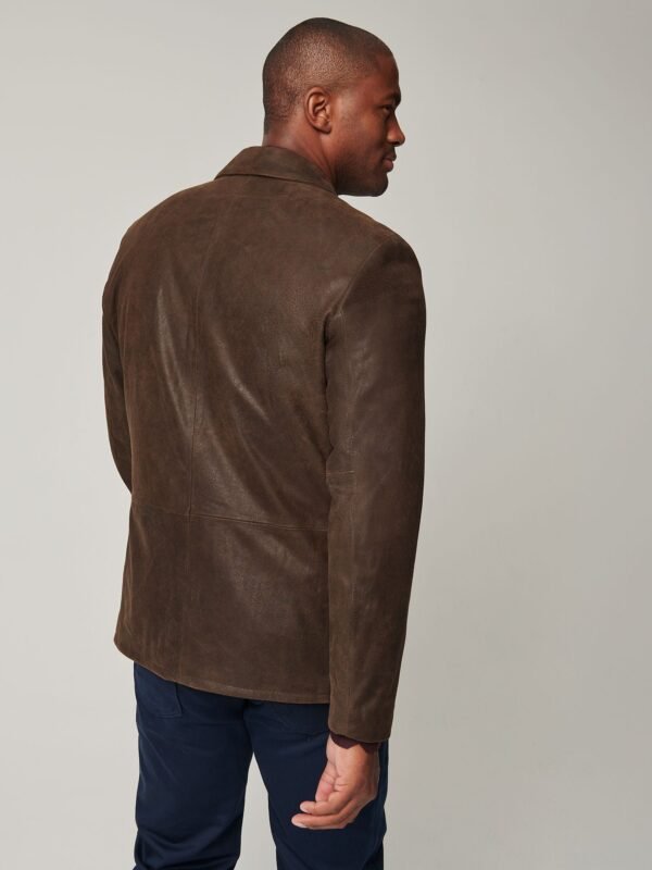 Carlisle Distressed Leather Blazer
