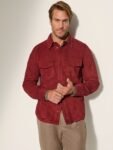Noah Suede Leather Shirt Jacket