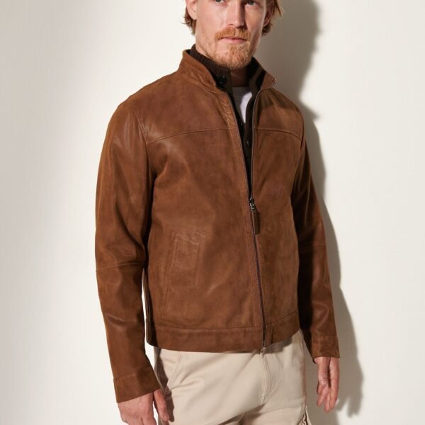 Lawrence Reversible Suede Leather Jacket