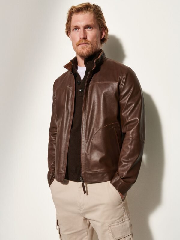 Lawrence Reversible Suede Leather Jacket