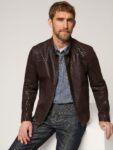 Lawrence Reversible Suede Leather Jacket