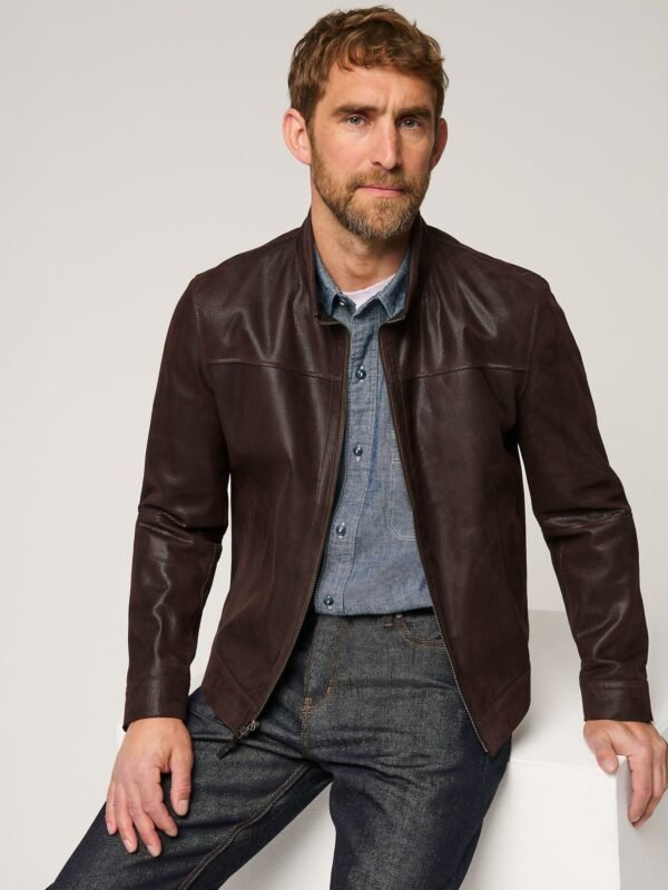Lawrence Reversible Suede Leather Jacket