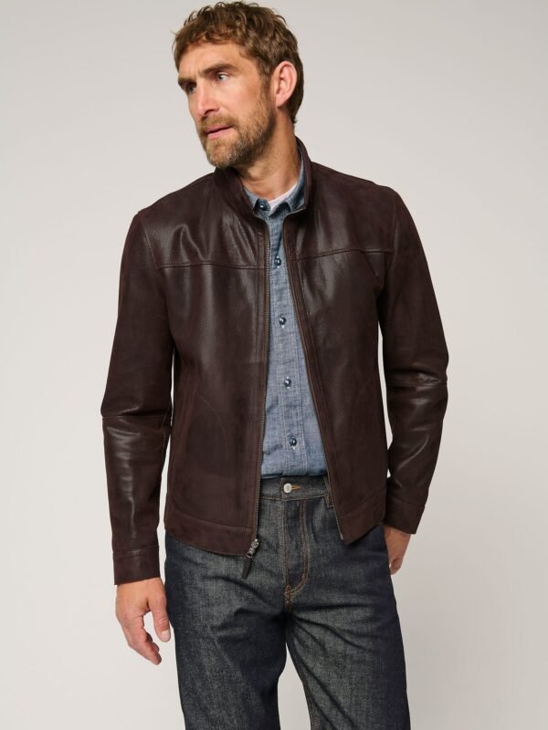 Lawrence Reversible Suede Leather Jacket