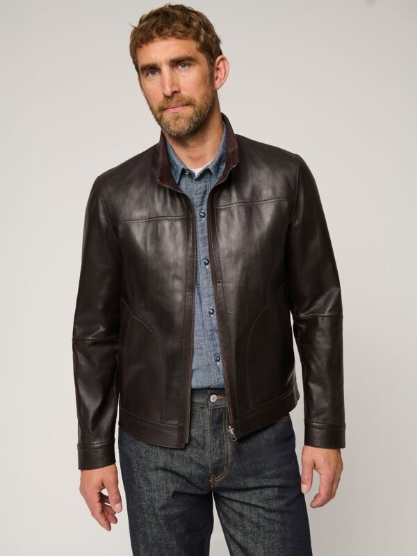 Lawrence Reversible Suede Leather Jacket