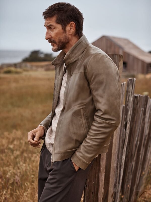 Lawrence Reversible Suede Leather Jacket