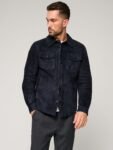 Evan Suede Leather Shirt Jacket