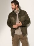 Evan Suede Leather Shirt Jacket