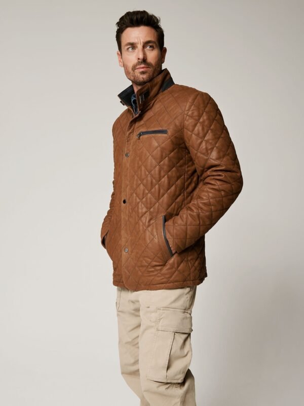 Christopher Quilted Leather Jacket