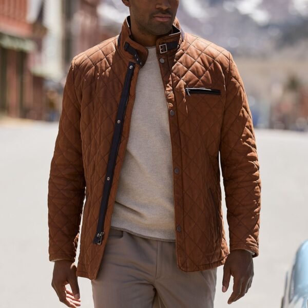 Christopher Quilted Leather Jacket