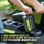 80V Max HP Lithium 54″ Brushless Electric Zero Turn Lawn Mower