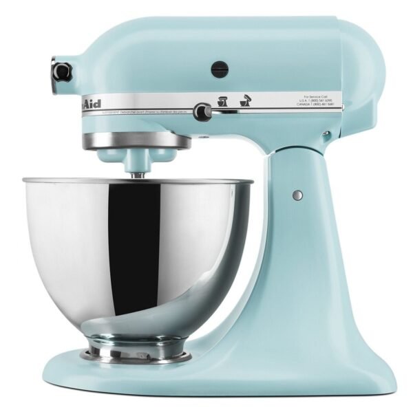 Deluxe 4.5 Quart Tilt-Head Stand Mixer - Mineral Water Blue