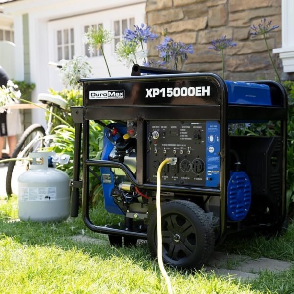 DuroMax XP13000EH Dual Fuel Portable Generator 13000 Watt Gas