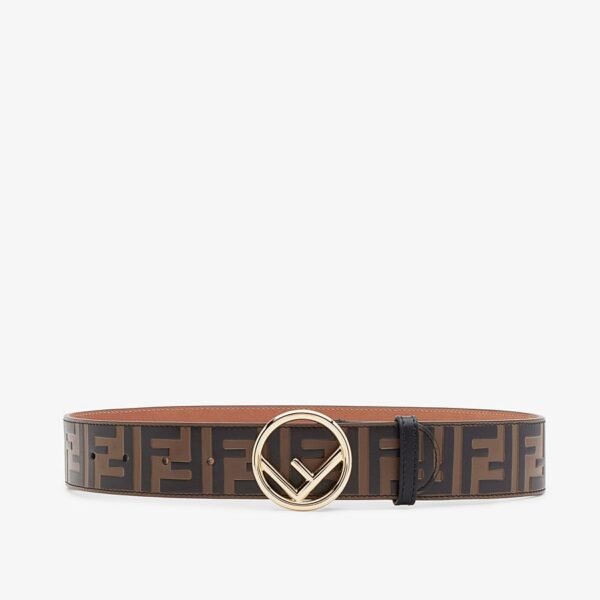 Fendi Brown Leather Belt