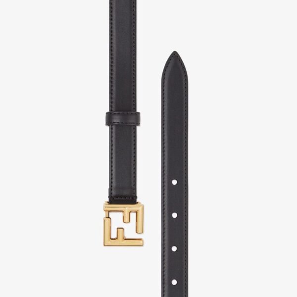 Fendi Brown Leather Belt