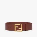 Fendi Black Leather Belt