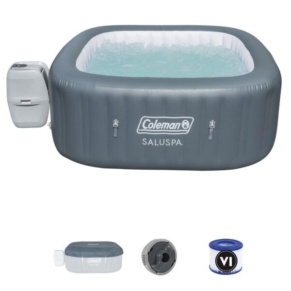Coleman SaluSpa Atlantis AirJet Inflatable Hot Tub w/ Pump #P09144