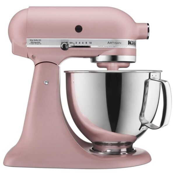 KitchenAid Artisan Series 5-Quart Tilt-Head Stand Mixer, Dried Rose, KSM150PS