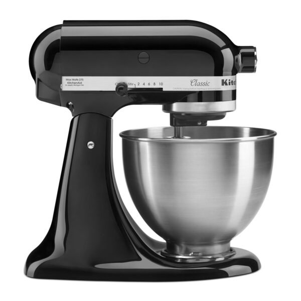KitchenAid Classic Series 4.5-Quart Tilt-Head Stand Mixer, Onyx Black, K45SSOB