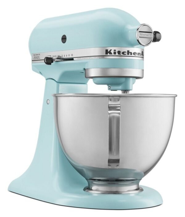 Deluxe 4.5 Quart Tilt-Head Stand Mixer - Mineral Water Blue